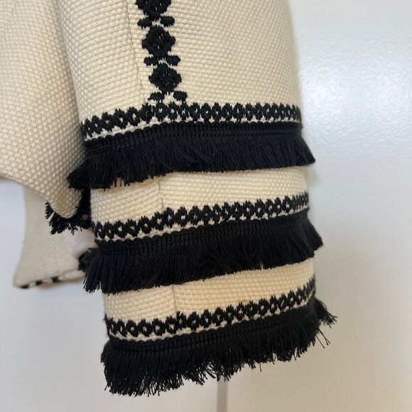 Boden Cream Ivory Embroidered Long Sleeve Cropped Jacket Blazer Sz 2 - Picture 7 of 8